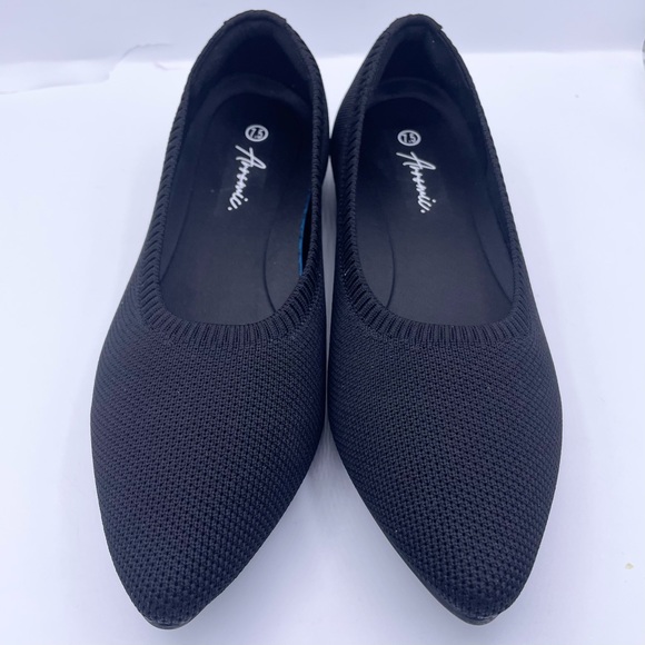ARROMIC knit pointed toe slip on comfy casual flats women Size 7.5 - Picture 9 of 12